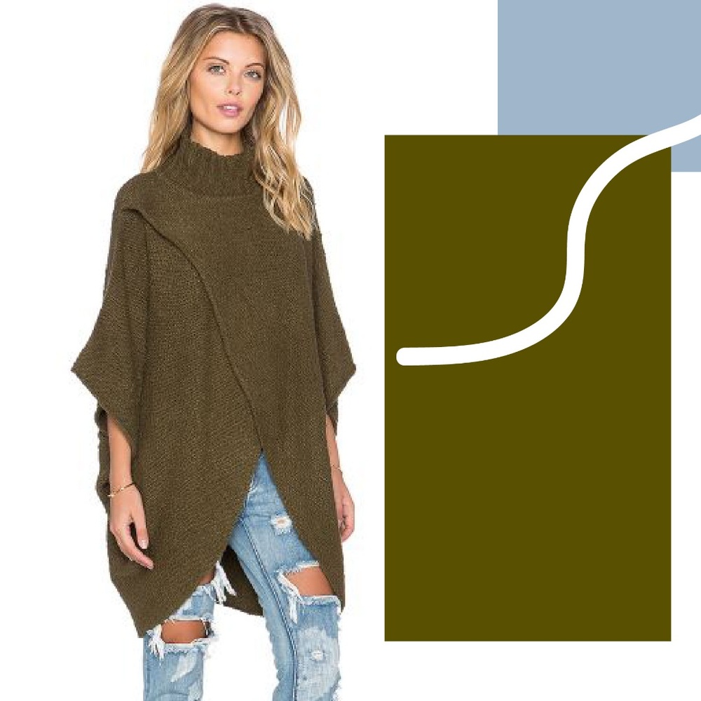 *NEW* Free People All Wrapped Up Cocoon Sweater